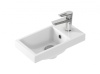 Тумба подвесная Laparet Optimum 40 с умывальником Cersanit Como 40 белый глянец LO-WCAB-40-01R+S-UM-COM40/1-w