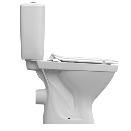 Унитаз-компакт Cersanit Melar 031 3/6 DPL EO slim A64234