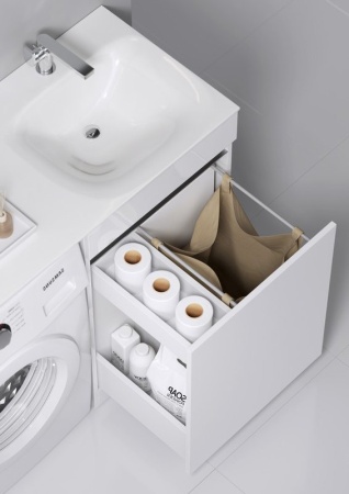 Тумба напольная правая Aqwella Forma 115 с умывальником Forma 115 FOR0105KR