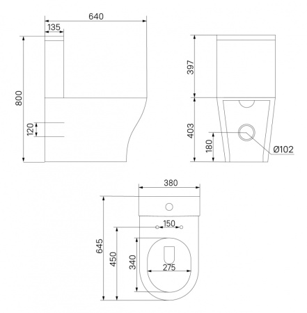 Унитаз-компакт безободковый Iddis Stone STNRDSEi24