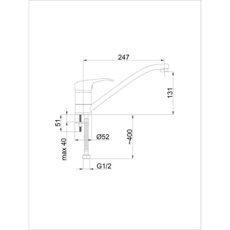 Смеситель для кухни Rubineta Yuta Y 20 MARS