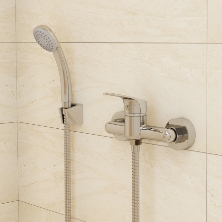 Смеситель для душа с лейкой и шлангом Milardo Simp SIMSB00M03