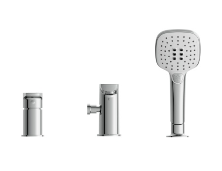 Смеситель на борт ванны однорычажный Cersanit Moduo 64100