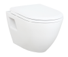 Унитаз подвесной Creavit Terra с сиденьем и крышкой дюропласт, белый