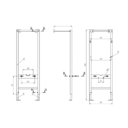 Комплект подвесной Cersanit Delfi с инсталляцией Vector