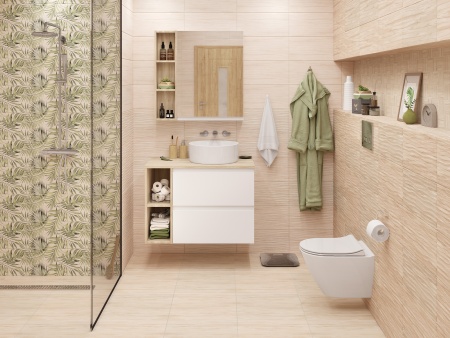 Тумба под раковину для устройства под столешницу подвесная Cersanit MODUO 80, белый SZ-MOD80-BL/Wh