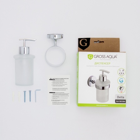 Диспенсер для жидкого мыла настенный Gross Aqua Delta GA18038A