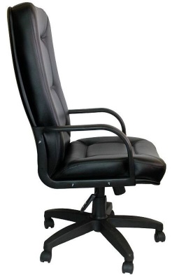 Кресло Евростиль Пилот стандарт кожа люкс черный