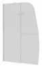 Шторка для ванны Grossman GR-102/1, 100*150 стекло прозрачное Easy Clean