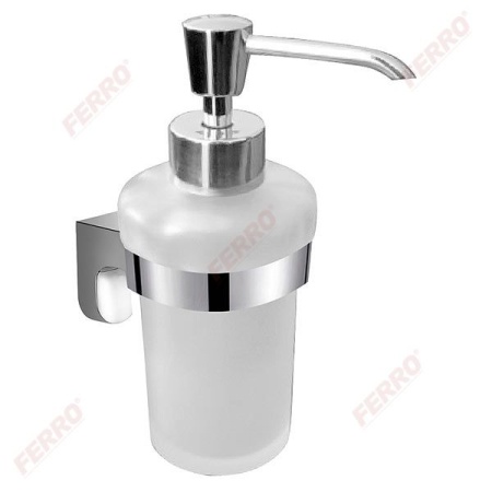Дозатор для жидкого мыла стеклянный Ferro Audrey AD34. Распродажа