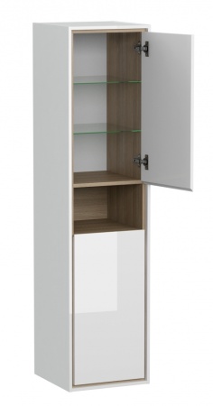 Шкаф-пенал настенный Cersanit LOUNA 35 универсальный белый SL-LOU/Wh