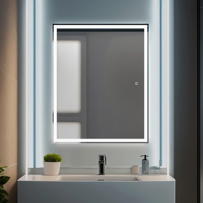 Зеркало Silver Mirrors Ливия 800х1000 (Сенсорный выключатель) гор/верт LED-00002692. Акция