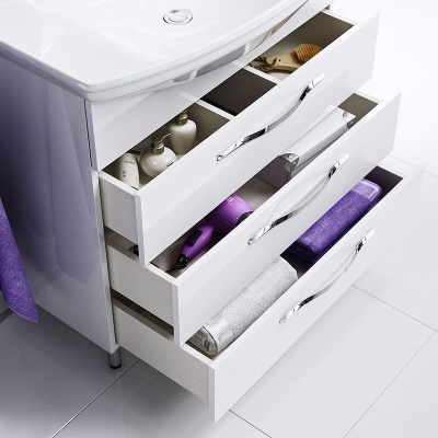 Тумба напольная AQWELLA Аллегро Т8/3 с умывальником Стиль 850 Agr.01.08/3