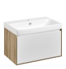 Тумба под умывальник Акватон Либерти 70 с умывальником Адриана 70, 1A2798V0LYC70