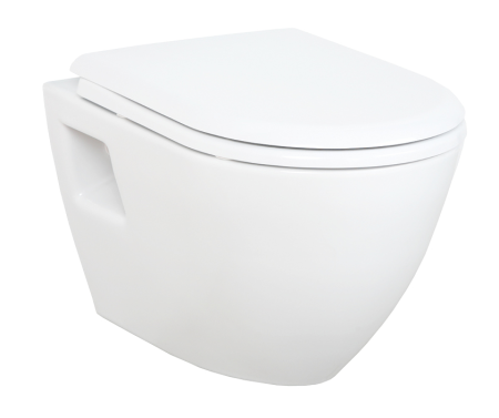 Комплект: унитаз подвесной Creavit Terra + сиденье для унитаза Creavit Terra + инсталляция для унитаза Alcaplast Sadromodul + кнопка для инсталляции Alcaplast M571