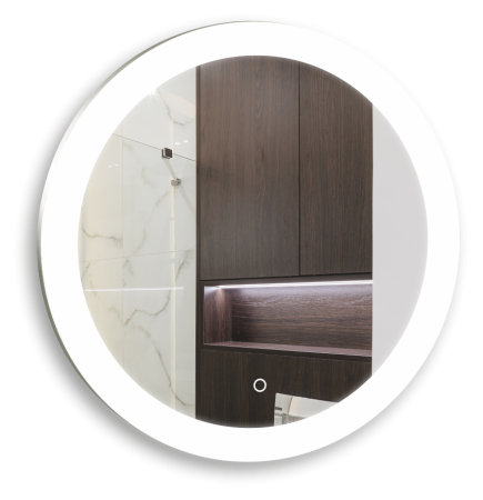 Зеркало Silver Mirrors Перла d650 - 4 (часы,сенсорный выключатель). Акция