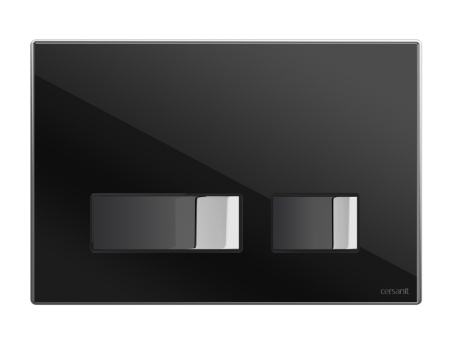 Кнопка для инсталляции Cersanit MOVI BU-MOV/Blg/Gl черный