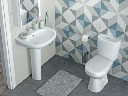 Унитаз-компакт с сиденьем дюропласт Santek АНИМО 1WH302132