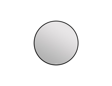 Зеркало Cersanit Eclipse smart 60x60 с подсветкой круглое в черной рамке 64146