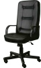 Кресло Евростиль Сенатор стандарт кожа люкс черный