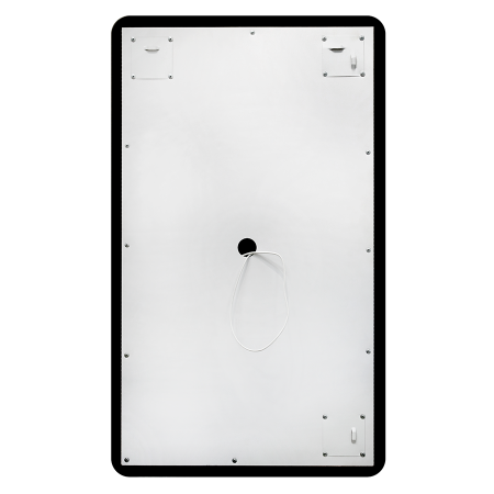 Зеркало Silver Mirrors Incanto 600х1000 (черный декор, бесконтактный сенсор, гор./верт.)