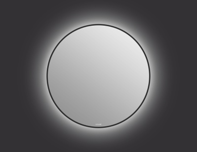 Зеркало Cersanit Eclipse smart 80x80 с подсветкой круглое в черной рамке 64147. Акция