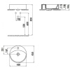 Умывальник Creavit Mina круглый MN145-00CB00E-0000