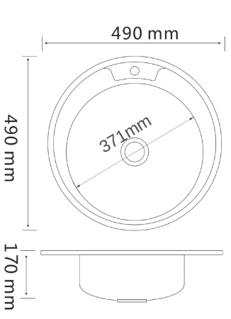Кухонная мойка PMC MG8-49. Образец.Акция.