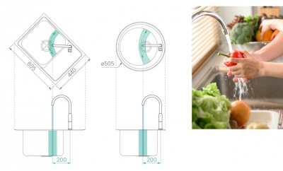 Смеситель для кухни высокий Milardo Meal, хром M01SBJHM05.Акция