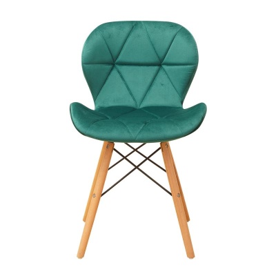 Комплект кухонных стульев Gudzon BML-046 4 штуки: зеленый бархат