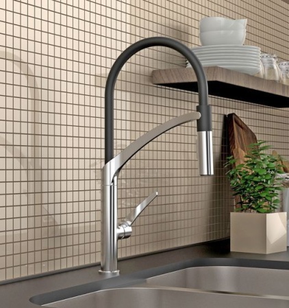 Смеситель для кухни с выдвижным изливом Rubineta ULTIMA 50