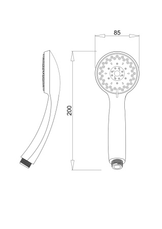 Лейка для душа PMC LE20
