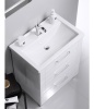 Тумба под умывальник на ножках Aqwella Манчестер с умывальником Фостер 700, белый MAN01073+4620008197746