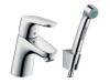 Смеситель для умывальника Hansgrohe Focus 70 31926000 с гигиеническим душем