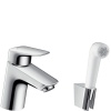 Смеситель для умывальника Hansgrohe Logis 70 71290000 с гигиеническим душем