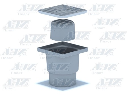 Трап вертикальный Ани Пласт нерегулируемый с выпуском 110 мм TA1212