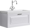 Тумба подвесная AQWELLA Империя Т8/W с умывальником Infinity 800 (Emp.01.08/W+Inf.08.04.D)