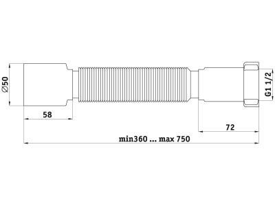 Гибкая труба Ани Пласт 1/2 K105