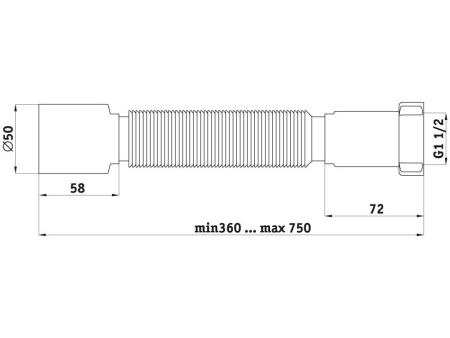 Гибкая труба Ани Пласт 1/2 K105