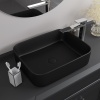 Умывальник накладной Iddis Bridge 50 BRIBM05i27, черный. Образец. Распродажа