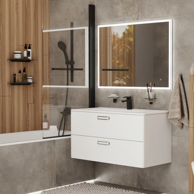 Смеситель для умывальника Iddis Bild BILBL00i01, черный