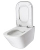 Унитаз подвесной Roca The Gap Clean Rim с сиденьем микролифт