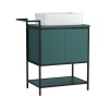 Тумба под умывальник напольная Cersanit BOTANIQUE 80 А63014, зеленая