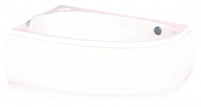 Ванна акриловая асимметричная правая с ножками и панелью Cersanit JOANNA NEW белая 140х90 (S301-166+S401-102)