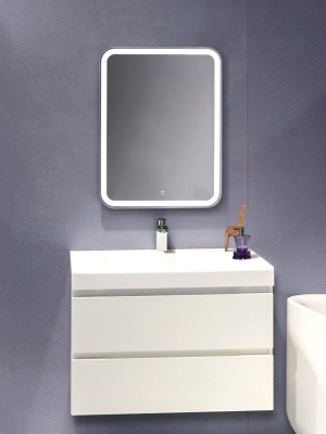 Зеркало-шкаф Silver Mirrors Фиджи 50 (500х750 R-78) LED-00002362. Акция