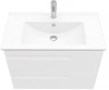 Тумба подвесная Laparet Atlas 80 с умывальником Creavit Su 80 белый матовый (LA-WCAB-80-122+SU080-00CB00E-0000)