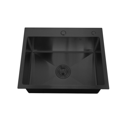 Кухонная мойка PMC + корзина раздвижная + дозатор врезной MR-5843BL