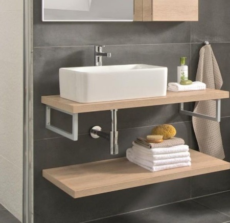 Умывальник накладной Roca MILA прямоугольный