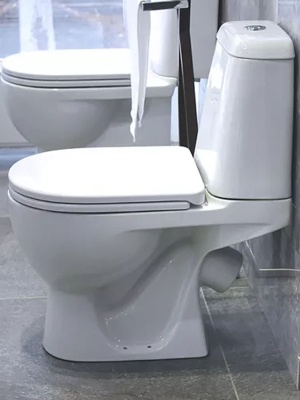 Унитаз-компакт напольный Sanita Luxe Max MAXSLCC01040513, белый