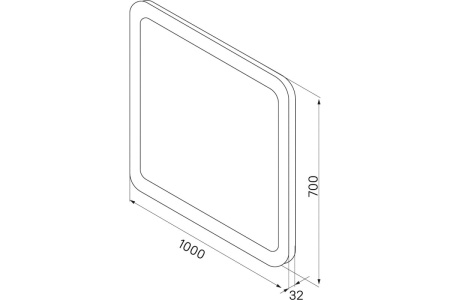 Комплект: тумба и зеркало Iddis Edifice 100 см. Акция